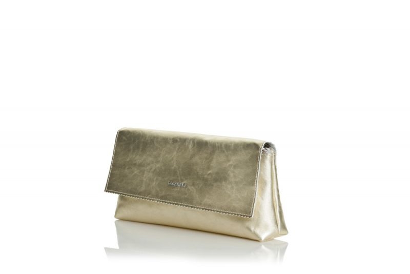 Baguette de Lacambra dorado bolso modulable en blandolera o asa corta